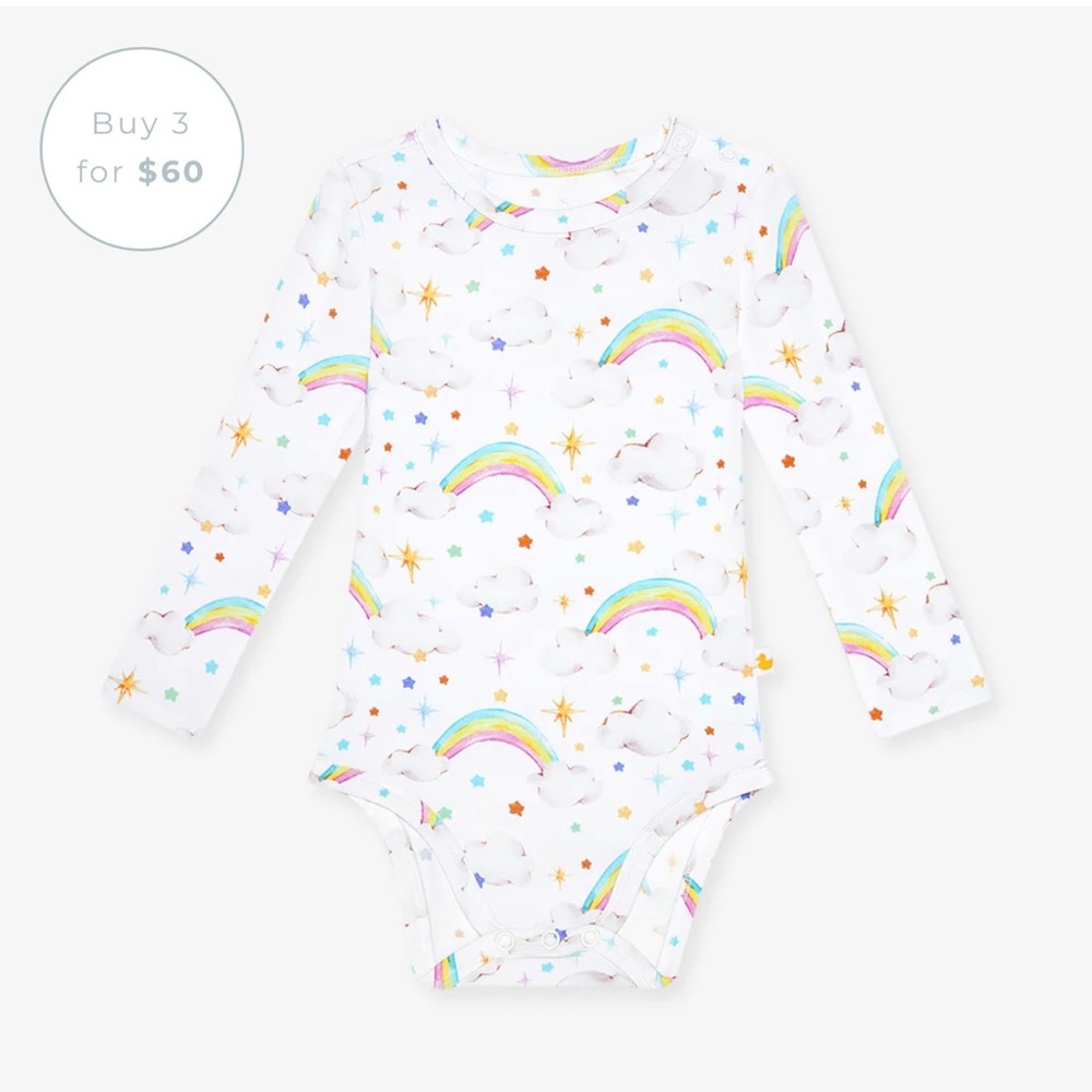 3 posh peanut bodysuits for baby 18-24 months.